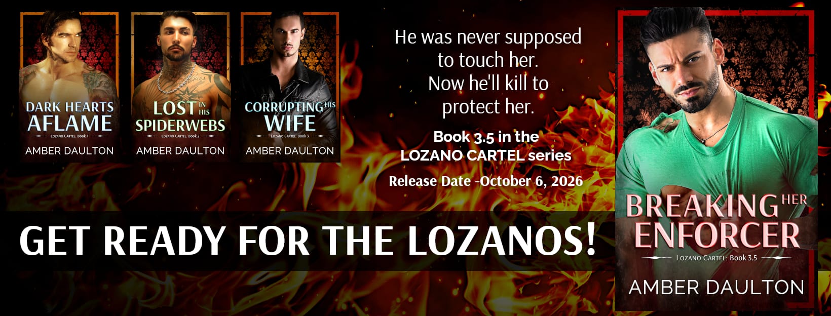 breaking her enforcer - lozano cartel series graphic