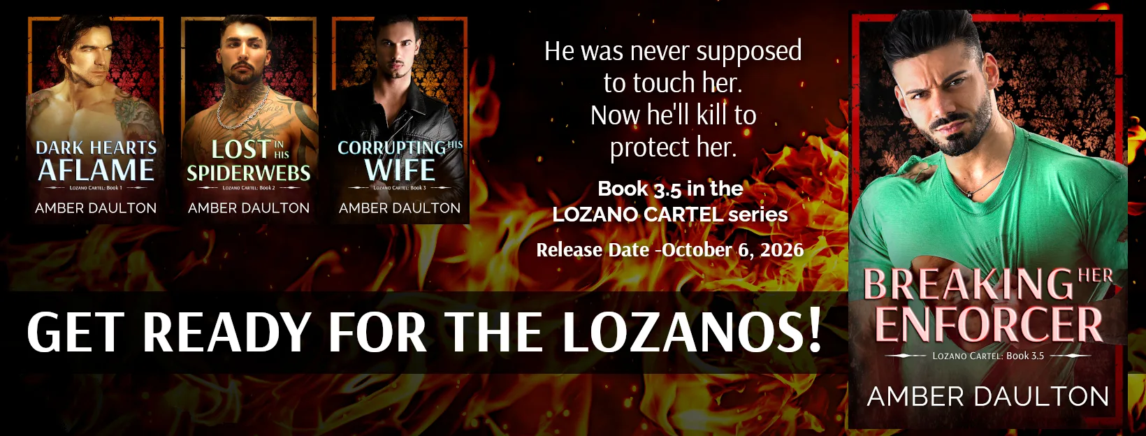 breaking her enforcer - lozano cartel series graphic